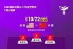 U17女足世界杯C组小组赛第2轮,美国队 VS 中国队首发名单出炉